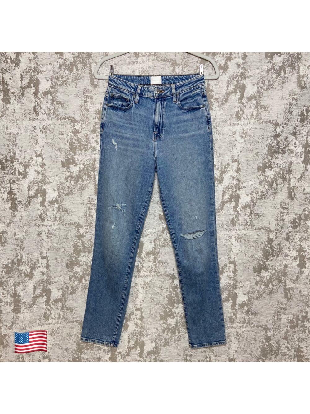 Jonathan Simkhai Standard Trevor High Rise Vintage Tapered Jeans in Pacific City